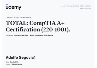 COMPTIA A+ CERT